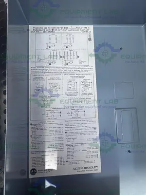 USED ALLEN BRADLEY 500-B0D950 SERIES B CONTRACTOR W/ ENCLOSURE 7" X 10"X 5"