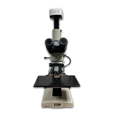Item# L187 Nikon Optiphot Upright Metallographic Microscope