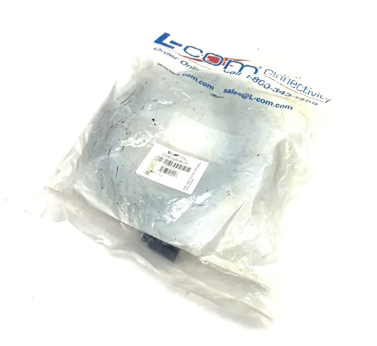 New | in-Stock L-Com Standard Grade SVGA Cable, HD15 Male / Male 25ft Length Misc Electrical & Power Parts Michigan US | Maverick Industrial Sales #1395468