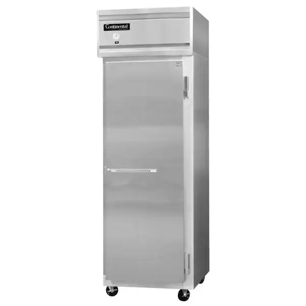 New | in-Stock Continental Old Stock Continental Refrigerator 1R-N-SA 26" Solid Door Reach-In Refrigerator 120V Refrigerators Illinois US | Falcon Restaurant Supply #1375849