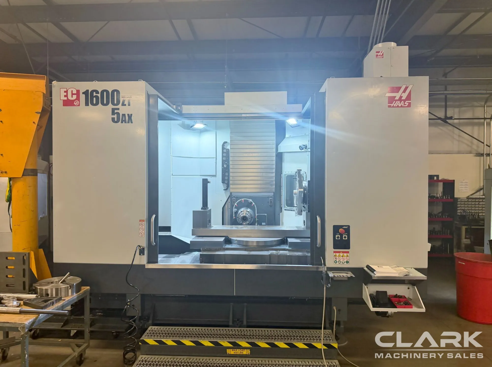 2022 HAAS EC-1600ZT-5AX, LIKE-NEW, ONLY 140 CUTTING HOURS