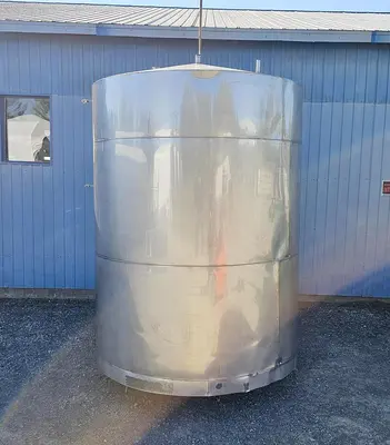 Used 3400 Gallon Tank, Stainless Steel