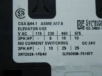 USED SIEMENS 3RT20281FB40