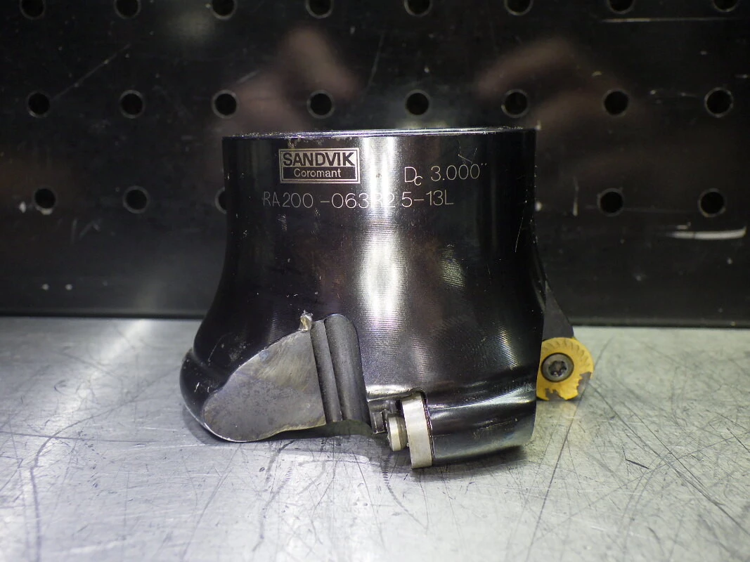 Sandvik 2.5-3" Indexable Facemill 1" Arbor RA200-063R25-13L (LOC3514)