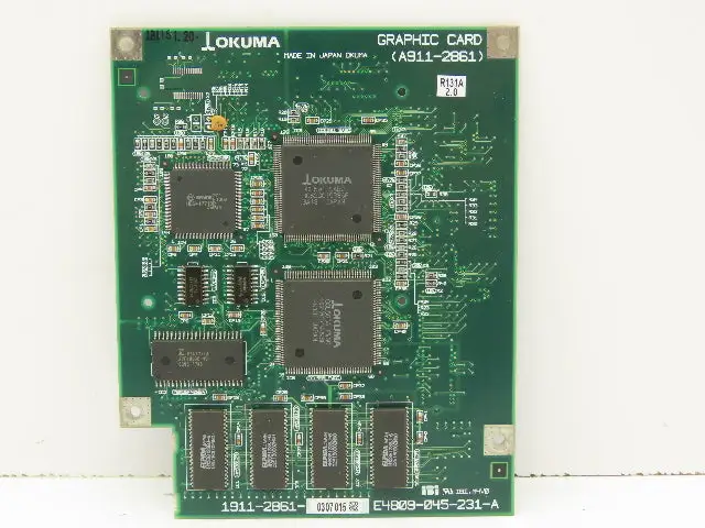 Okuma 1911-2861 PLC Graphic Card Circuit Board Module