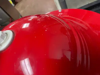 Used Falcon Restaurant Supply Used Red Industrial Warehouse Style Pendant Light - 22.75" Diameter Home Building Material (Miscellaneous) Illinois US | Falcon Restaurant Supply #1375021
