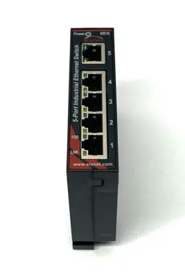 USED HMS NETWORKS SIXNET UNMANAGED 5-PORT INDUSTRIAL ETHERNET SWITCH