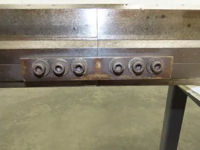 Press Brake Punch Die 121-3/4" Long 90° V 5/8" W 4-1/4" H 1/2" Tang