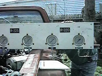 QTY. 1. GAUGE PANEL BOARD, WITH QTY. 3. 0-3000 PSI...