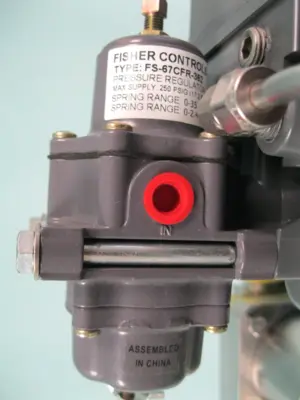 1" Fisher Baumann SS Sanitary Control Valve DVC6010F Fieldbus Positioner NEW F10