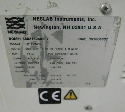 Used Neslab 388216040207 Lab Chillers California US | Amiron Machinery #1289342