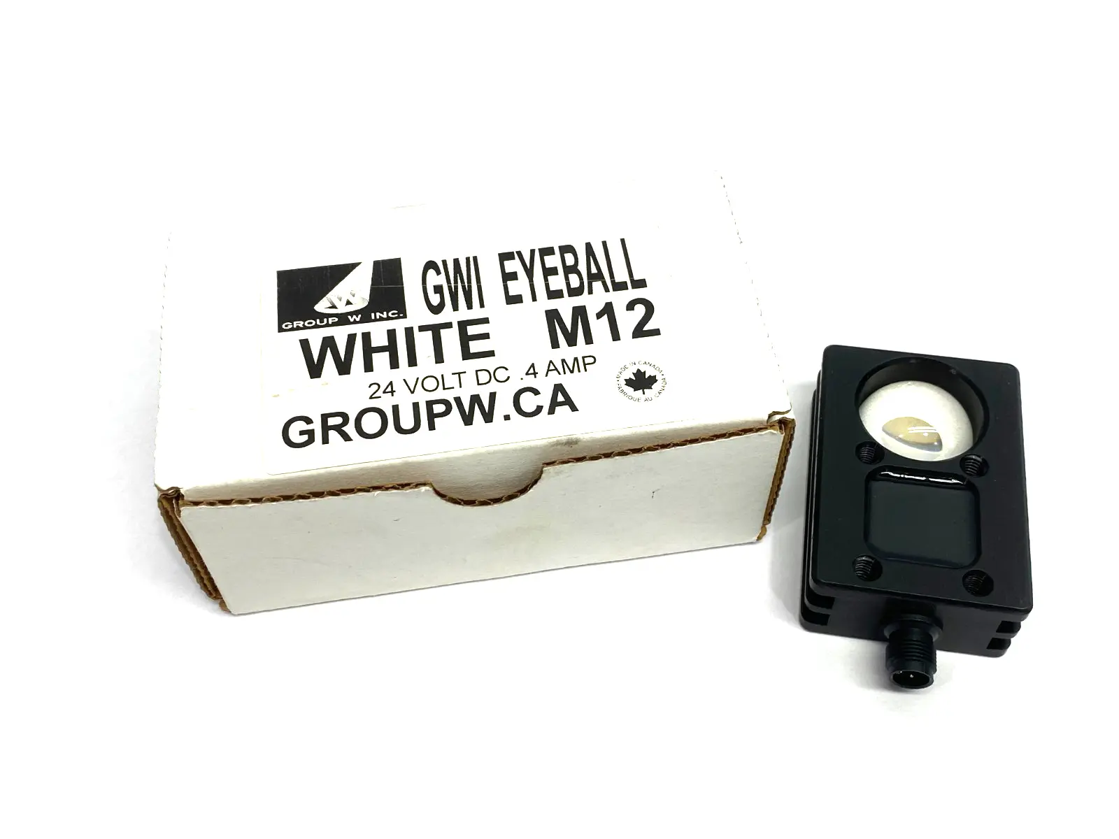 USED GROUP W INC. M12 4-PIN VISION SENSOR 24VDC 0.4A