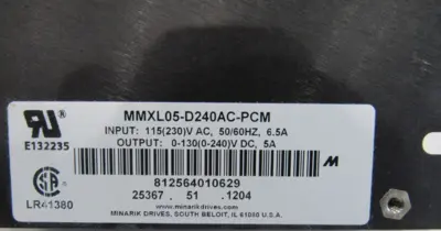 NEW MINARIK MMXL05-D240AC-PCM DRIVE MOTOR CONTROL MMXL05D240ACPCM