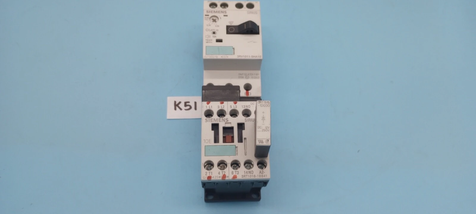 USED Siemens 3RV1011-0HA10 CIRCUIT BREAKER