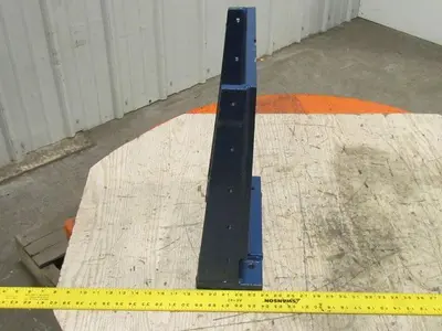Square Angle Block Machine Brackets 3/4"Plates Milled Square w/1/2"Plate Gussets