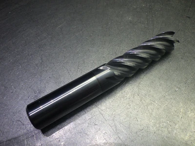 Monster 3/4" 5 Flute Carbide CR LG Endmill 3/4" Shank .09" R 295-030753B (LOC3587)
