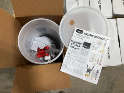 Used LOT OF (7) BREWMASTER 5 GALLON HOMEBREW STARTER KITS Brewing Equipment Michigan US | Miedema Asset Management Group #1580078