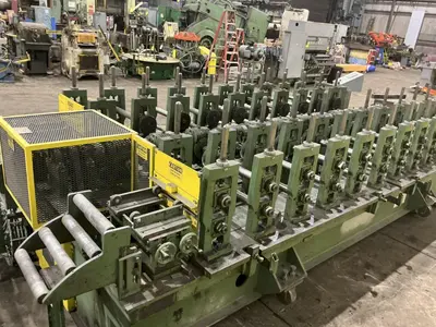 10 & 12 STAND X 2" BRADBURY SIDE BY SIDE U JOINT DRIVE ROLLFORMER: YOBRO #24947