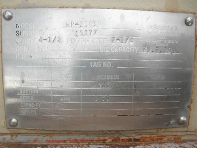 USED WHEATLEY HP-200-AM
