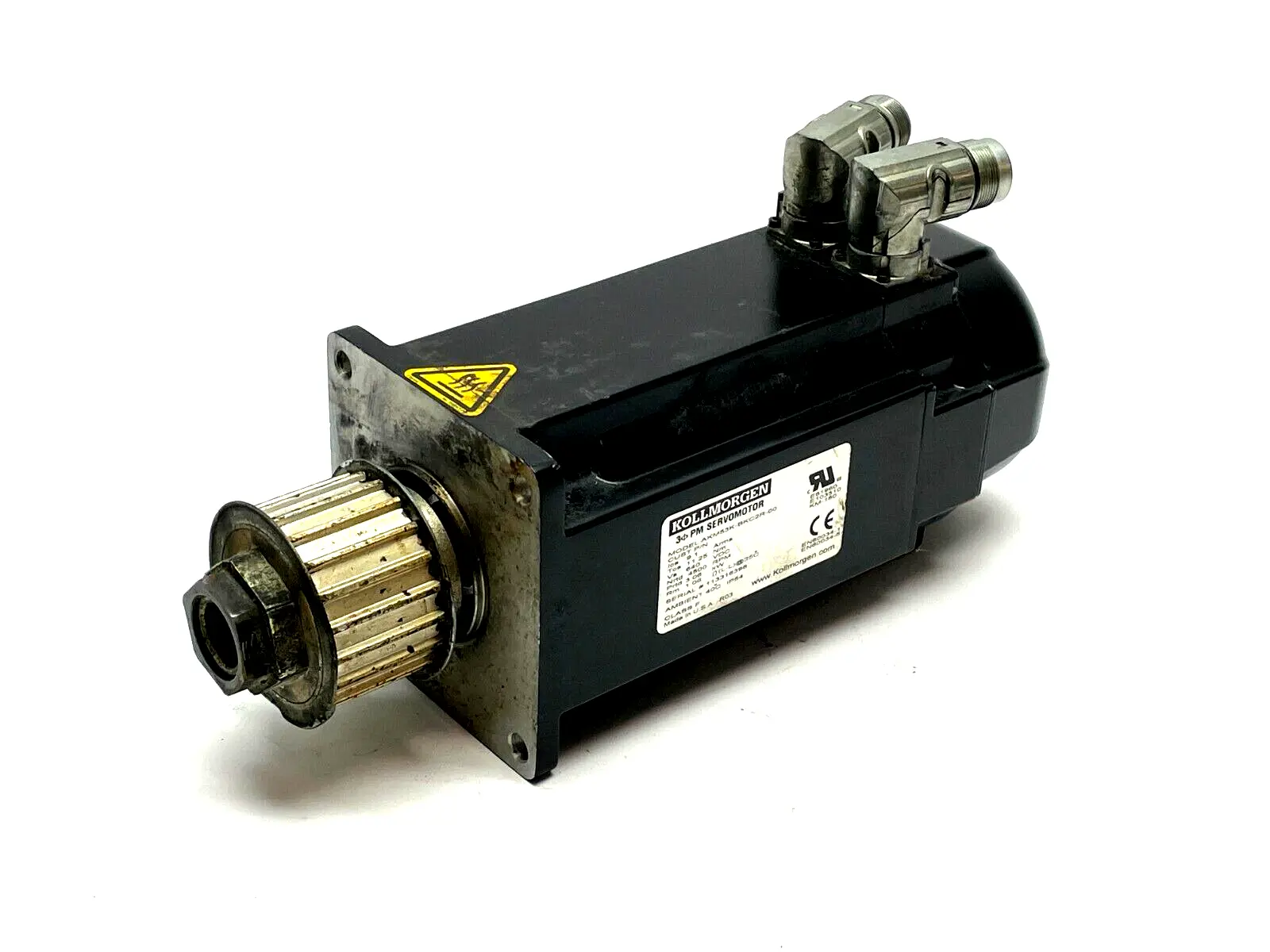AKM53K-BKC2R-00 | Kollmorgen  Servo Motor 4500RPM 640VDC 3.06kW w/ Gear - For parts or not working
