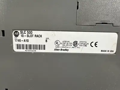 Allen Bradley 1746-A10 Series B SLC 500 10-Slot Rack (8.5.8)