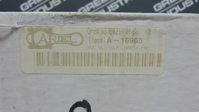 Qty. 2 Ariel A-16965 Compressor Suction Seat SUC VLV SEAT, 90CDX, PRC New NIB