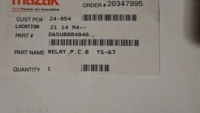 NEW Mazak IO Board D65UB004845  YS-675M  New-old Stock 🇺🇸