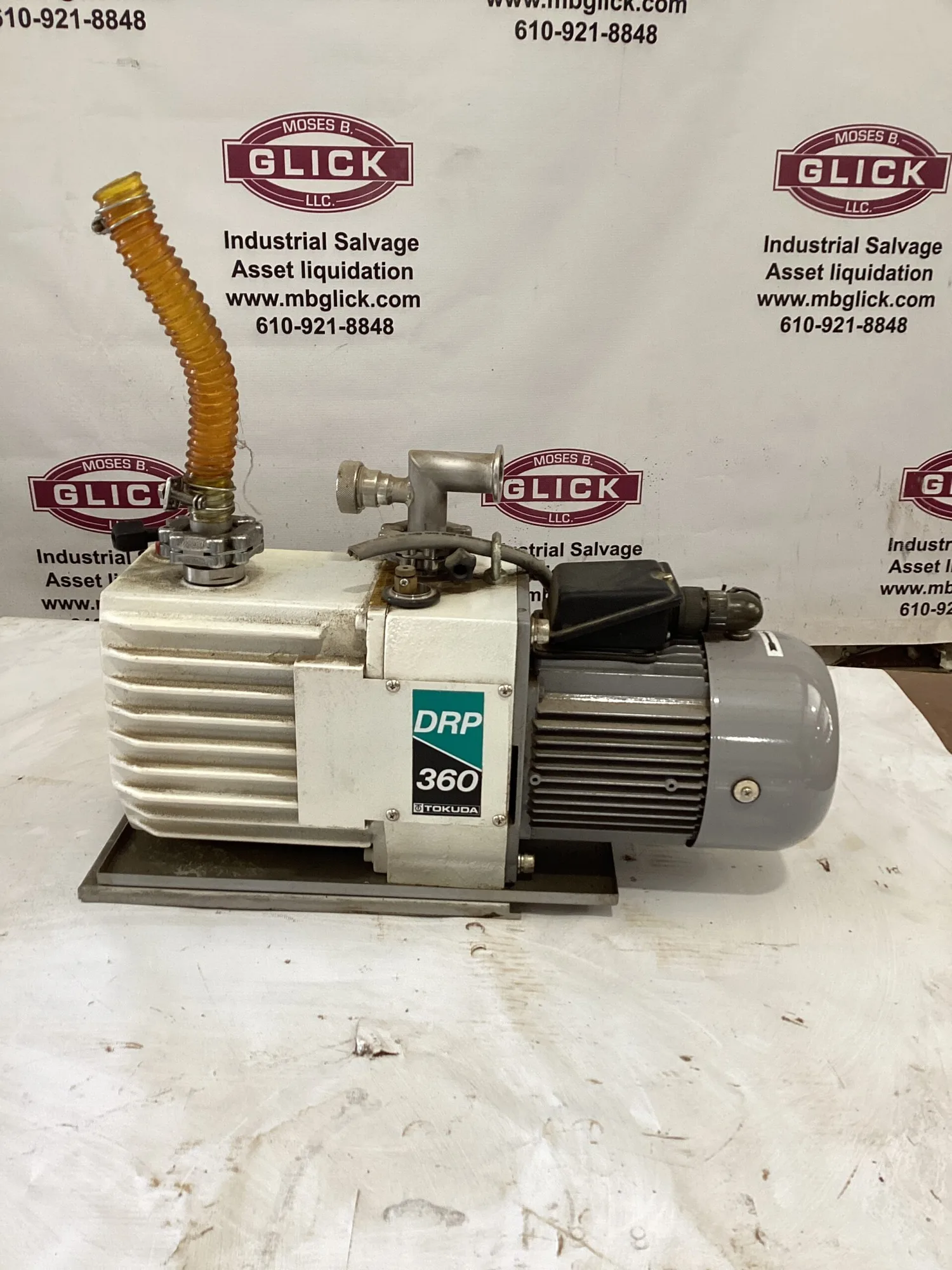 Tokuda DRD-360III Oil-Sealed Rotary Vacuum Pump 0.75kW 360LPM 220V 3PH