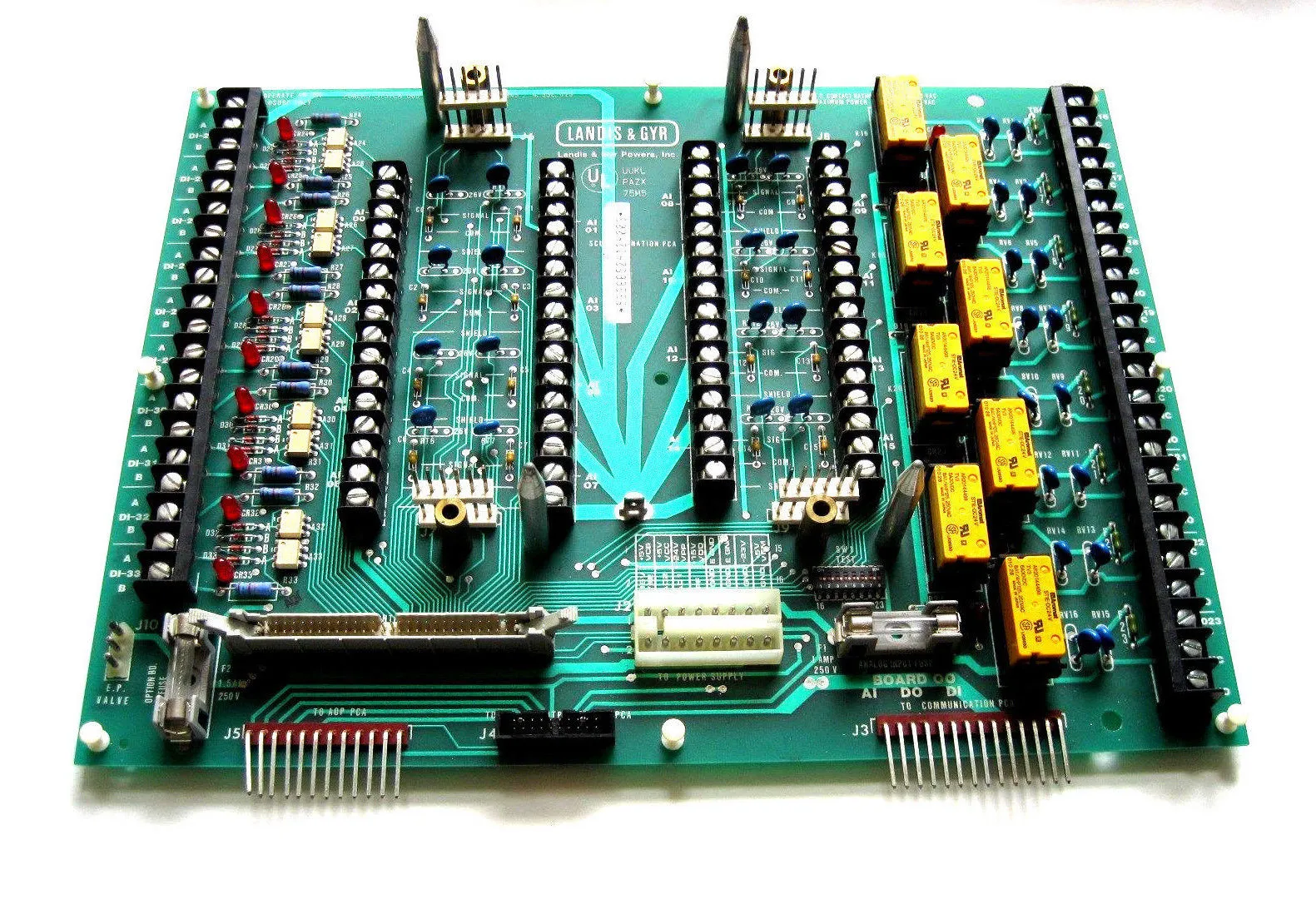 USED LANDIS & GYR UUKL-PAZX-75M5 PC BOARD UUKLPAZX75M5