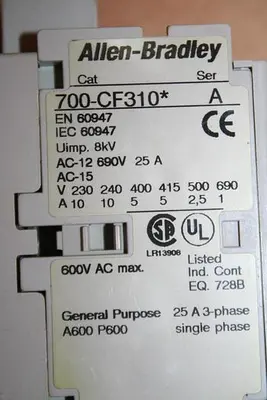 USED ALLEN BRADLEY 700-CF310 SER A