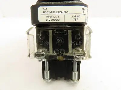 Allen Bradley 800T-FXJQ24RA1 Red Illuminated Mushroom Push/Pull Button 30mm