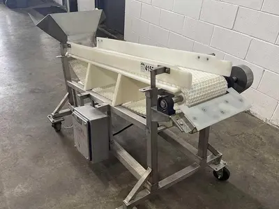 Safeline 4'L Incline Infeed Conveyor