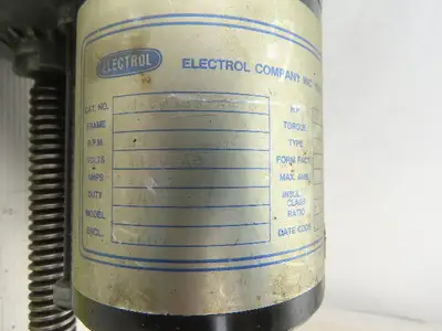 Electrol M-V03882AA76 Gear Motor Actuator Screw 19:1 Ratio 115V 1Ph