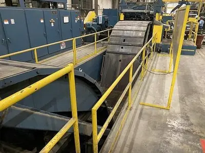 50,000 LBS. X 60" X 3/16" PRO ECO CUT-TO-LENGTH LINE WITH CASSETTE LEVELER. STOCK # 0133225