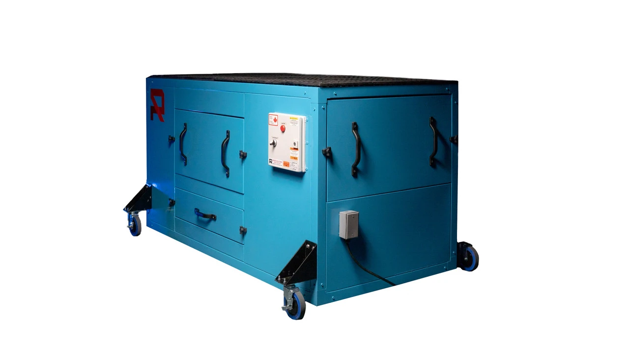 Reverse Air Systems Down Draft Table