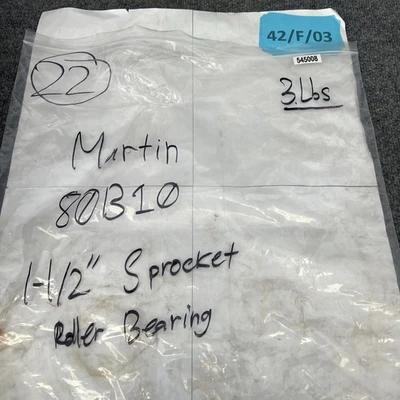 New | in-Stock Martin Martin 80B10 1 1/2 Miscellaneous Equipment (Metalworking) California US | Davliegogo LLC #1707137