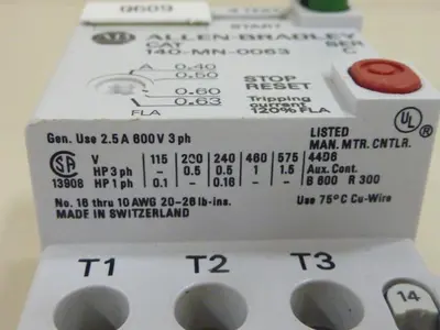 USED ALLEN BRADLEY 140-MN-0063 SER C