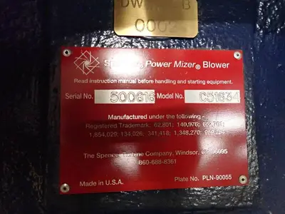 Spencer 4 Stage Power Mizer Blower Model C51634