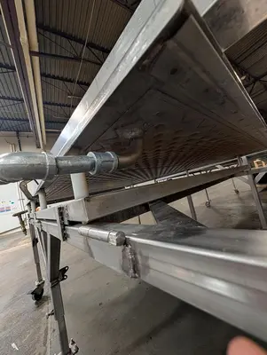 9-ft long x 57" wide Stainless Steel Cooling Table