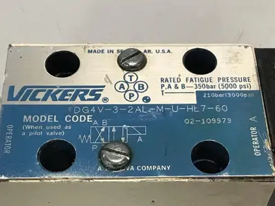 USED VICKERS DG4V-3-2AL-M-U-HL7-60