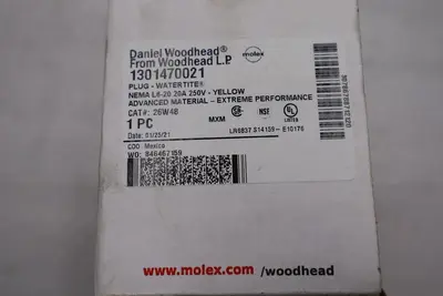 1301470021 Plug- Watertite Turnexwatert cat# 26W48 , NEMA L6-20A STOCK 3979