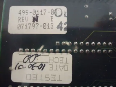 Perceptron 495-0117-03 96K DSP Frame Grabber Rev. NE Used