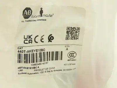 Allen Bradley 440T-MSALE10BC Guardmaster Trapped Key Interlock Switch With Key