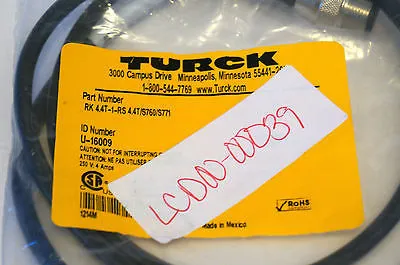 NEW TURCK RK 4.4T-1-RS 4.4T/S760/S771 CABLE ASSMEBLY RK44T1RS