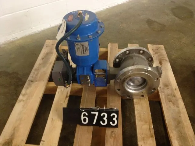 Neles Jamesbury 6"-150 V-Ball Control Valve