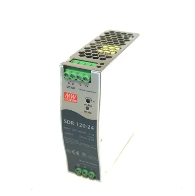NEW MEAN WELL SDR-120-24 POWER SUPPLY SDR12024