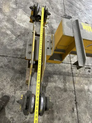3 TON X 17' CLEVELAND TRAMRAIL UNDERSLUNG BRIDGE CRANE W/3-TON CM LODESTAR HOIST: STOCK #23053