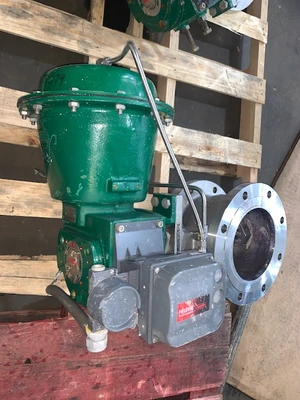 Fisher 8" V150 Stainless Steel V-Ball Control Valve