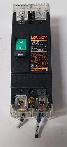 Fuji SA52R Circuit Breaker 10 Amp 220 VAC