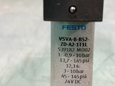 Used FESTO VSVABB52ZDA21T1L Solenoid Valves Ohio US | HGR 24 #1520785